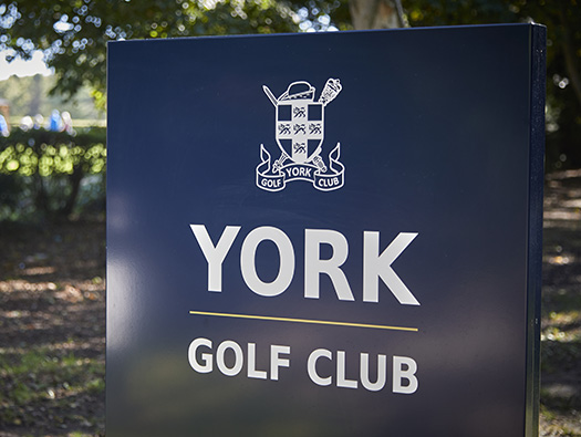 York Golf Club Sign